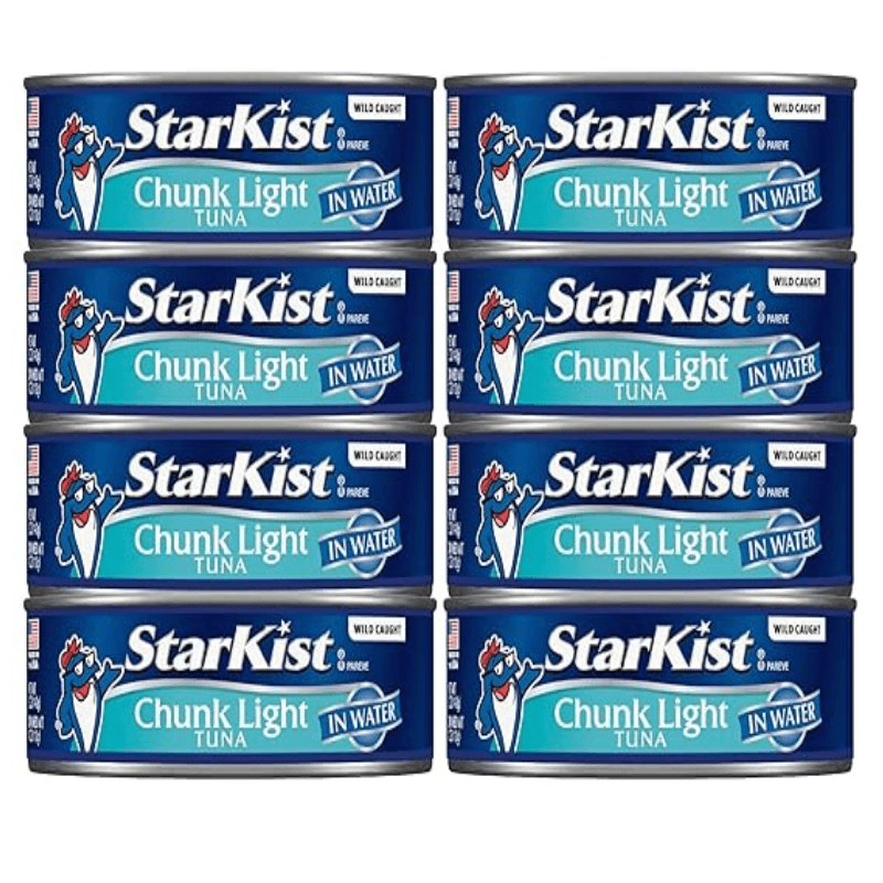 Chunk Light Tuna in Water 8-Pack for $6 at Amazon
