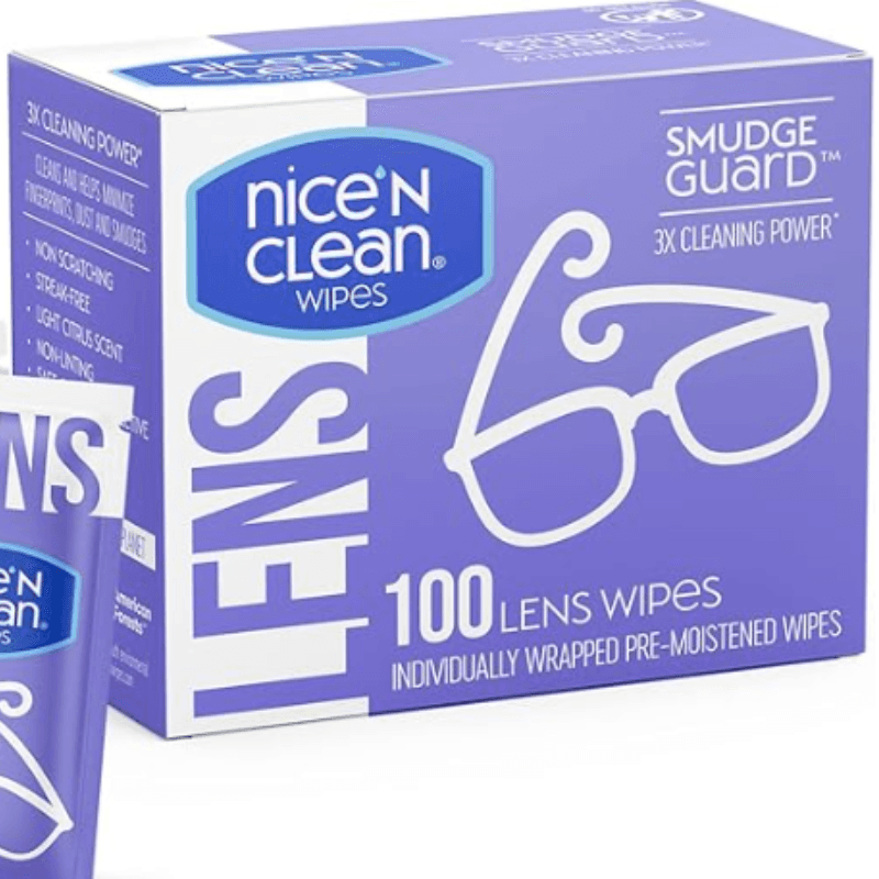 Nice ‘n Clean 100-Count Lens Cleaning Wipes for 4.73