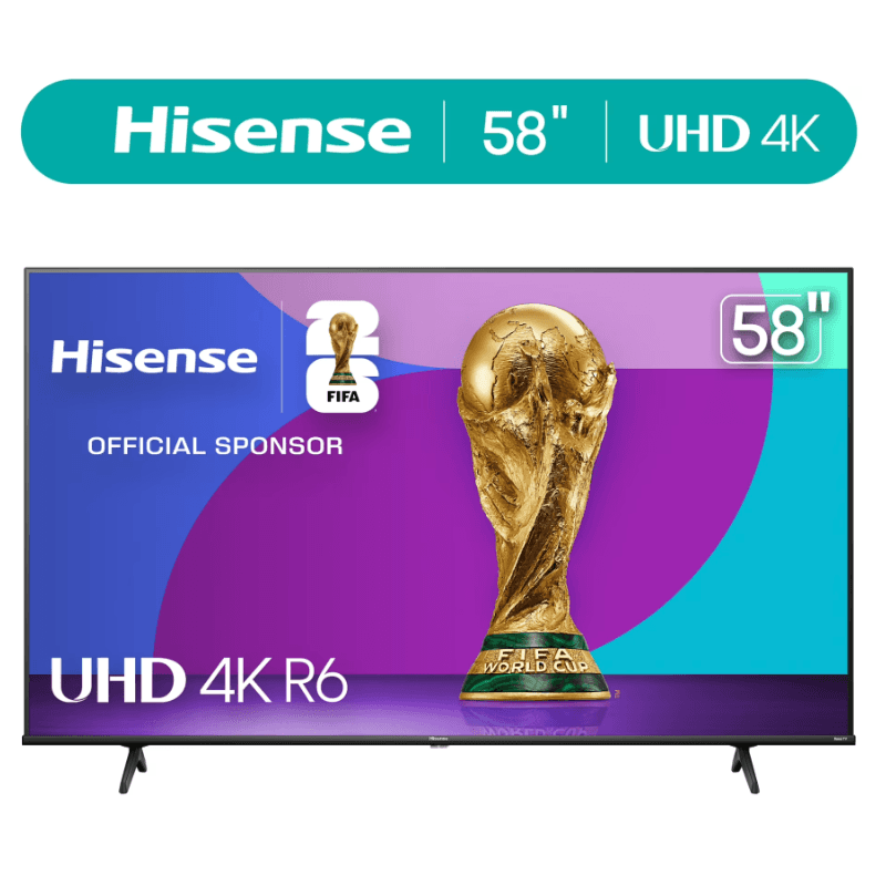 Hisense 58" Class 4K UHD LED LCD Roku Smart TV for $238
