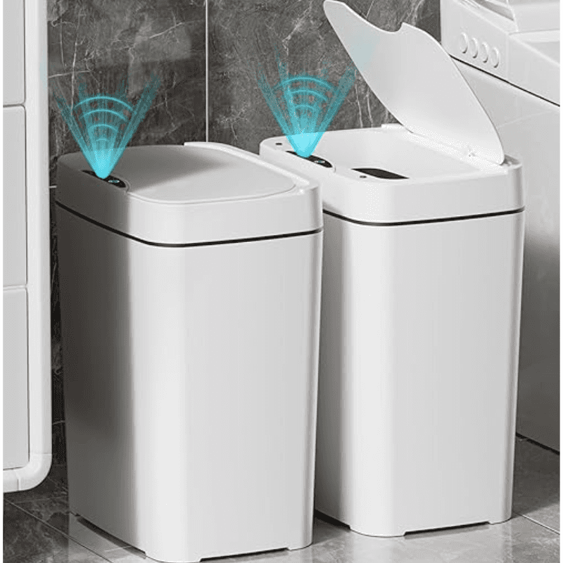 2 Motion Sensor Trash Cans