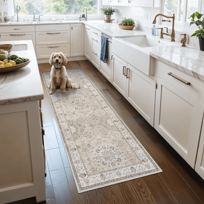 2x6 Hallway Washable Runner Rug for $17.59