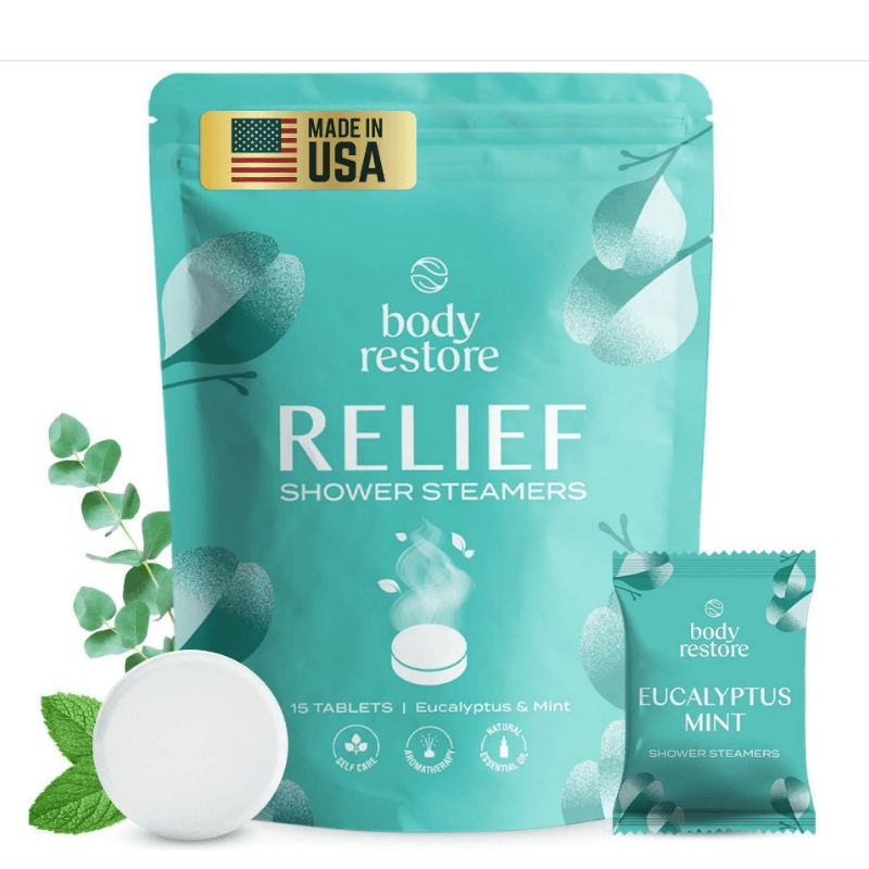 Body Restore Shower Steamers Aromatherapy 15 Pack (Eucalyptus) for $19.98