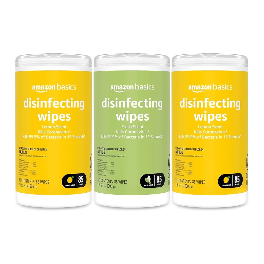 Amazon Basics Disinfecting Wipes