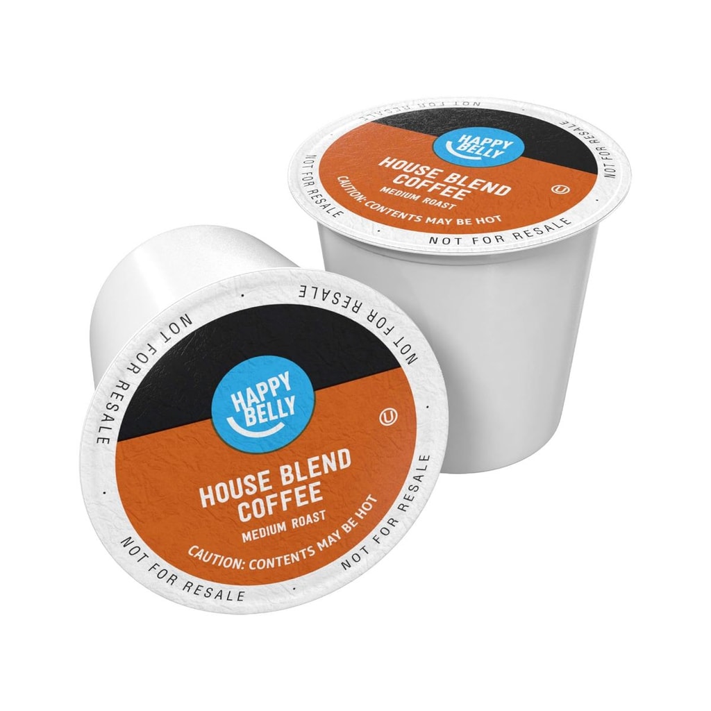 Amazon Brand Happy Belly Medium Roast Coffee Pods 100 Count