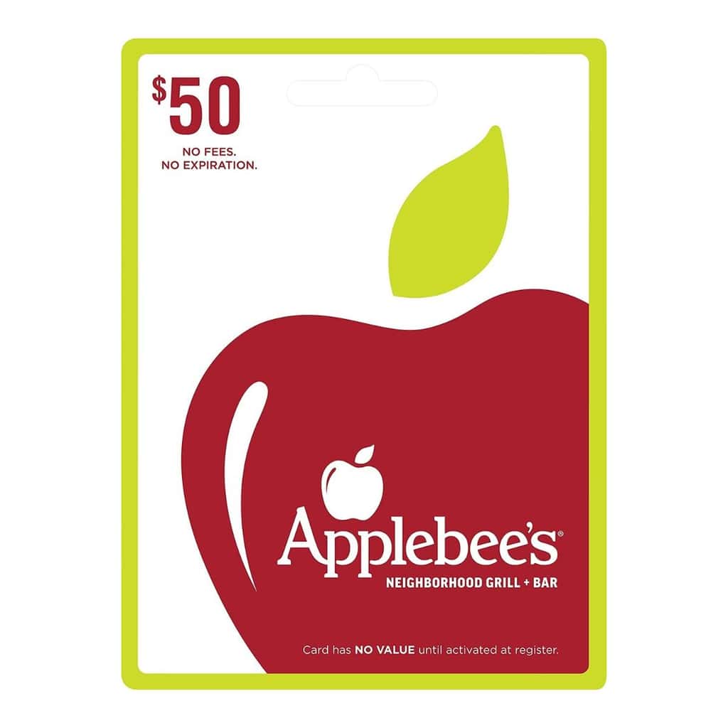 Applebee's Physical Gift Card