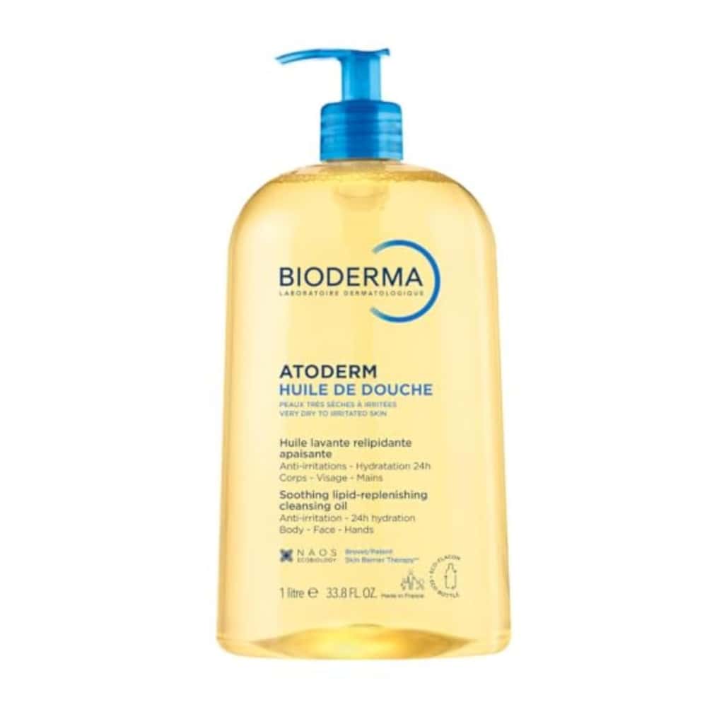 Bioderma Atoderm Shower Oil, Cleansing Oil For Face & Body