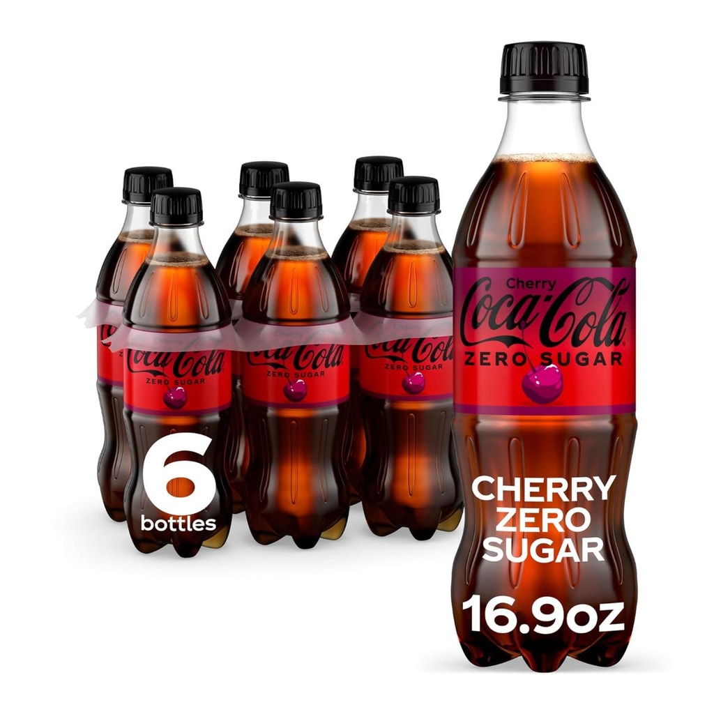 Coca-Cola Zero Sugar Cherry Diet Soda 6-Pack