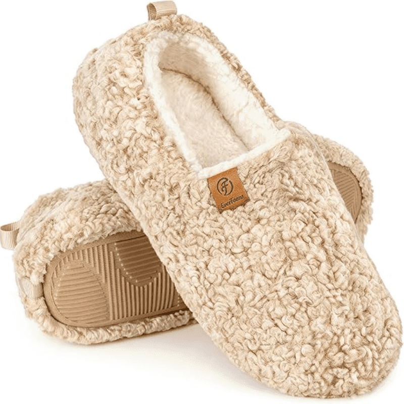 EverFoams Women’s Soft Memory Foam Full Slippers
