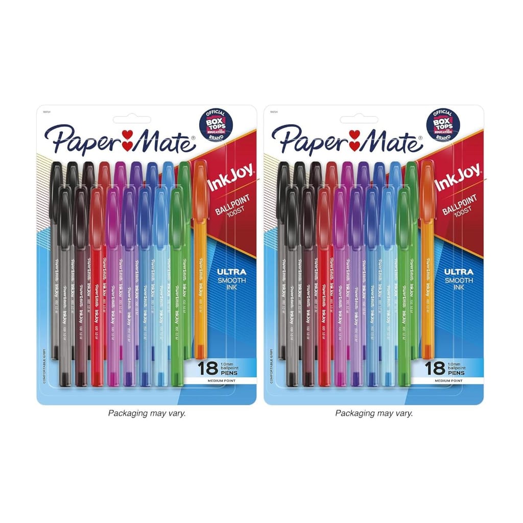 Paper Mate InkJoy 100ST Ballpoint Pens 18 count (2 Pack)