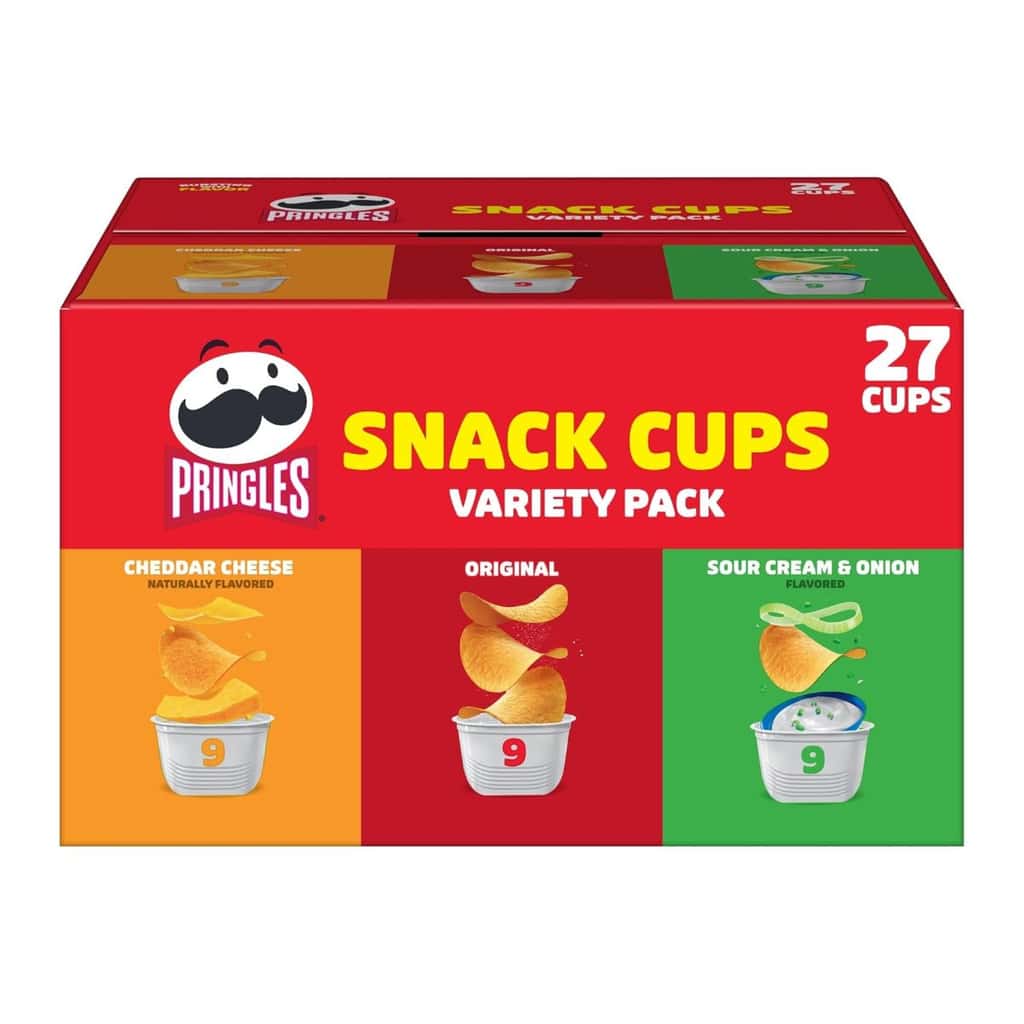 Pringles Snack Cups Variety Pack (27 Cups)