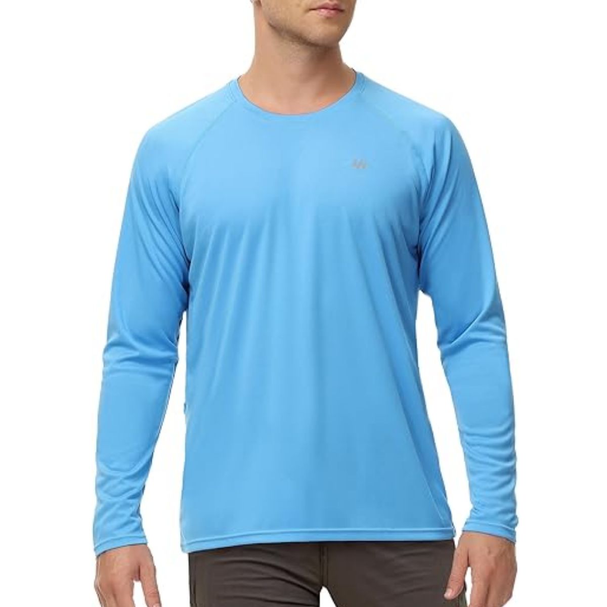 Rash Guard for Men Swim Shirt Quick Dry UPF 50+ Long Sleeve Fishing Shirt