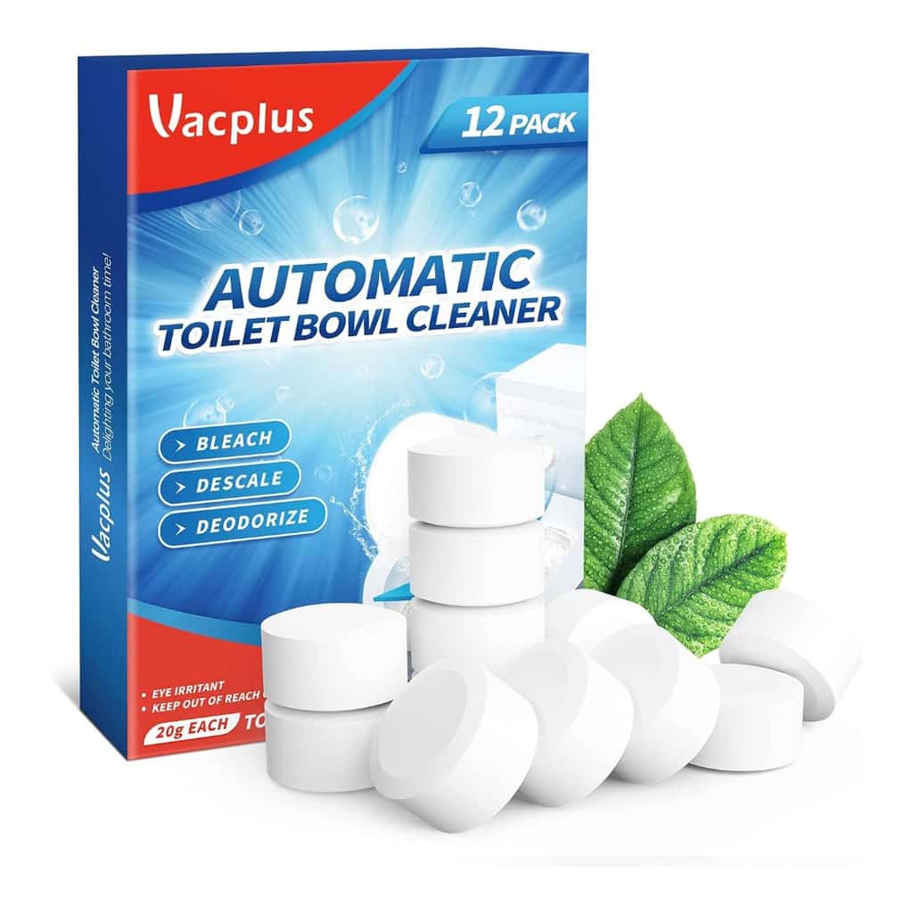 Vacplus Toilet Bowl Cleaner Tablets 12-Pack